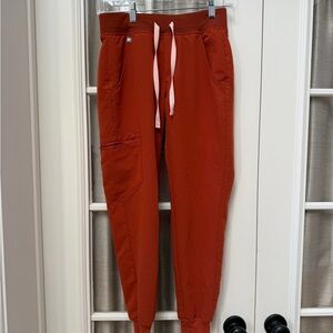 XXS Petite Auburn Figs Scrubs Joggers EUC